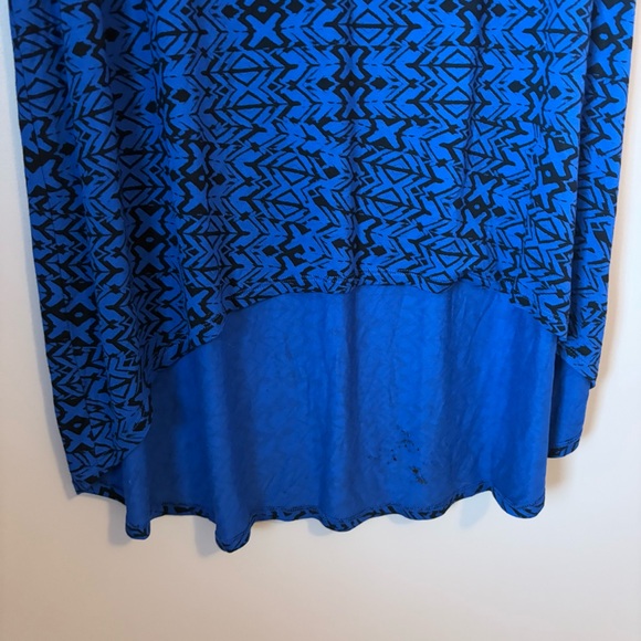 💚Apt. 9 NWT Damaged Blue Maxi Skirt with High-Low - Picture 2 of 7